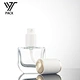 Flat Square Glass Bottles